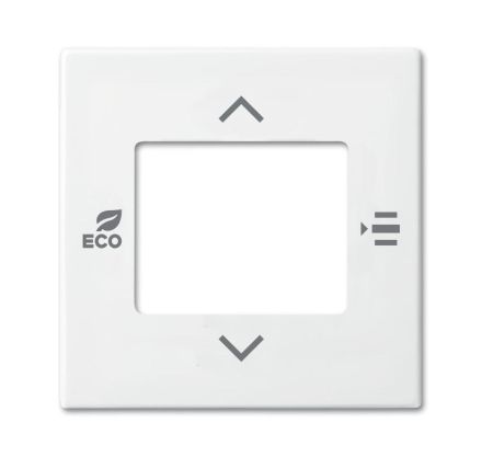 Busch-Jaeger 6109/03-914 Central plate for room temperature controller or room temperature controller with CO2/humidity alpine white