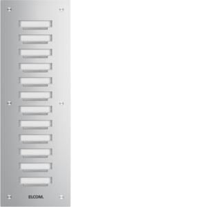 Elcom 5212280 UP-bell plate KVM-12/1 stainless steel matt