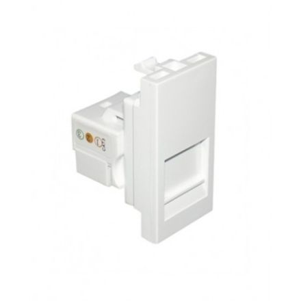 EFAPEL MODULE W/1 RJ11 CAT.3 CONNECTOR-1 MOD WHITE