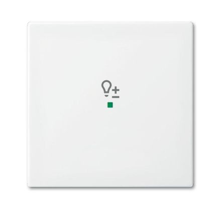Busch-Jaeger 6234-10-914 Rocker switch, 1-way, with symbol 'Dimmer' alpine white
