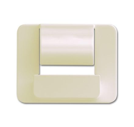 Busch-Jaeger 6477-22G central plate for Busch-powerDock ivory/white