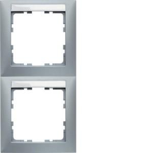 Berker 10129959 2-way vertical BF S.1 alu matt frame