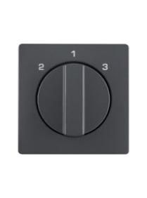 Berker 1084608600 rotary knob steps anthracite with 3-step