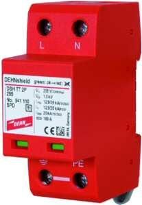 Dehn & Söhne 941110 application-optimized combined arrester DSH TT 2P 255 DEHNshield