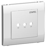EFAPEL UNIV COVER RING/ADAPT F/45X45 MOD IVORY