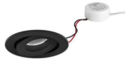 Brumberg 40377183 230V AC 7W 3000K structural LED recessed ceiling spotlight