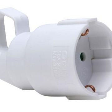 Kopp 183213008 Extractor arctic white SCHUKO coupling
