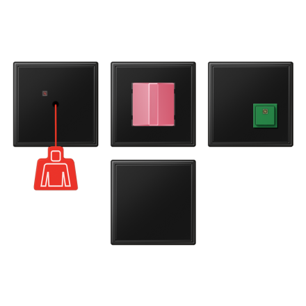 Jung NRSLS0834SWM emergency call set