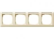 Gira 109401 4-way cover frame BSF horizontal Standard 55 cream white