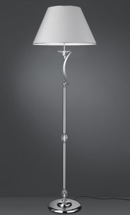 Brumberg 830563 floor lamp, chrome E27, 1x60W max.