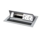 Kindermann 7492000072 CablePort standard2 4-way 2x power table mounting housing