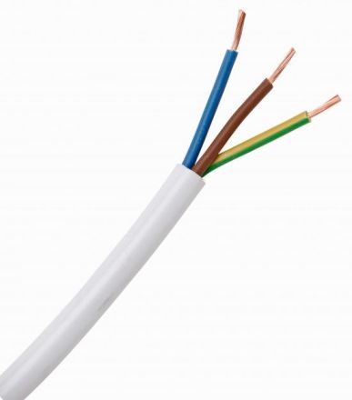 Kopp 151725009 PVC hose line 3G1mm, white, 25m