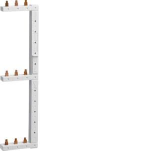 Hager KCL368R phase rail 3-pole 3-row deep black