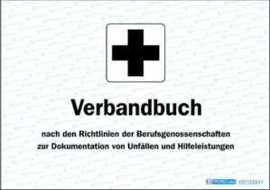 PROTEC.class 05103911 Inspection labels and warning signs First Aid Book PVB DIN A5