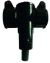 PROTEC.class 05104003 clamps 3-way coupling PT3WK thermoplastic black