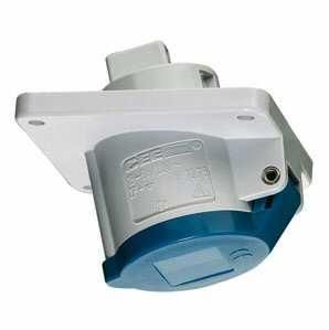 Mennekes 1281 surface-mounted box 16A 4-pole 9h 230V IP44
