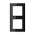 Jung AC582GLSW glass frame 2-way, vertical and horizontal mounting, glass, A CREATION, black