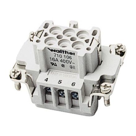 Walther 710106 6-pin socket insert