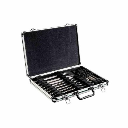 Metabo 628414000 SDS-plus drill/chisel set in aluminum case 17 pieces