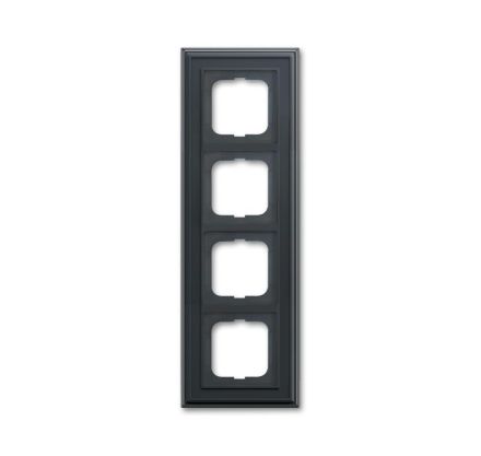Busch-Jaeger 1724-831 cover frame, 4-way frame anthracite