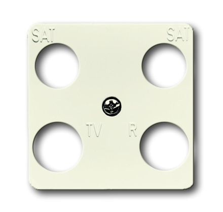Busch-Jaeger 1743-04-212 central plate, 50 x 50 mm white