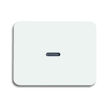 Busch-Jaeger 1787-24G rocker switch, with small transparent dome, studio white high gloss