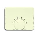 Busch-Jaeger 1794-22G central plate, for room temperature controller ivory/white