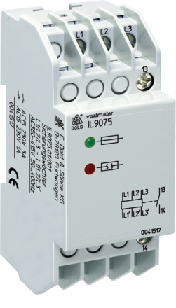 Dold 0044282 IL9075.01 AC50 400HZ 110-127V fuse monitor