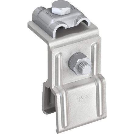 Pröpster 111 768 Alu-V2A D:6-8mm double clamp for RIB-ROOF500 roof cable support