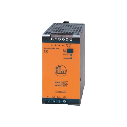 ifm electronic DN4034 24V DC 124x65x1325 480W output power p switching power supply