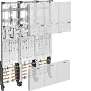 Hager ZL3ED26N complete panel 6Z DSS 3-panel 1050mm