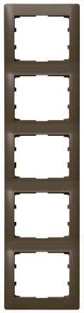 Legrand 771209 frame 5-way vertical Galea dark bronze, (Bronze)