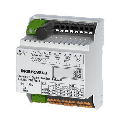 Warema 2047091 Omnexo 4M230 REG switching actuator