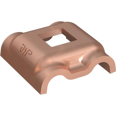 Pröpster 1286 Cu D:8mm m. 11mm square hole double connection terminal
