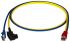 HomeWay HW-Y-4-10 HCAHNG-B2404-A010 Patch cable LAN/TAE bl/ge 1.0M