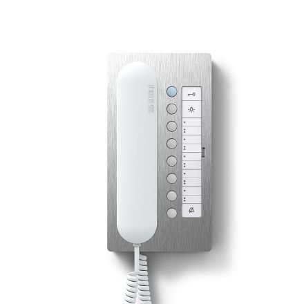 Siedle BTC 850-02 E/W bus telephone Comfort in stainless steel/white