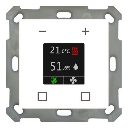 MDT SCN-RTN55S.01 KNX room temperature controller Smart 55 | Extension | pure white glossy