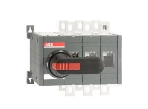 ABB Stotz-Kontakt OT400E03CLP, load changeover switch o. 0 Pos. 3-pole 400A with handle and shaft, 1SCA108641R1001