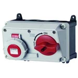 Mennekes 7636 wall socket DUO 32A 5-pin 6h 400V IP67