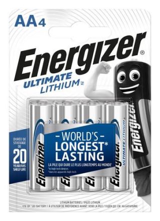 Hückmann 125604 Energizer Lithium Mignon (PK=4pcs.) Battery