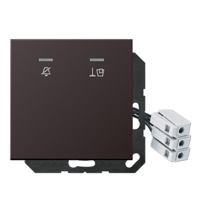 Jung ALCUKO5M24D hotel cover with LED unit 24 V, outdoor unit, LS series, dark (painted aluminum)