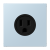 Jung LC521-15208 socket, US standard NEMA, 15 A 125 V ~, screw terminals, without claws, thermoplastic painted, LS series, outremerclair ( LC32022 )