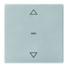BERKER 80961221 Cover for push button sensor Q.1/Q.3 | 1-way, arrows | aluminum velvet