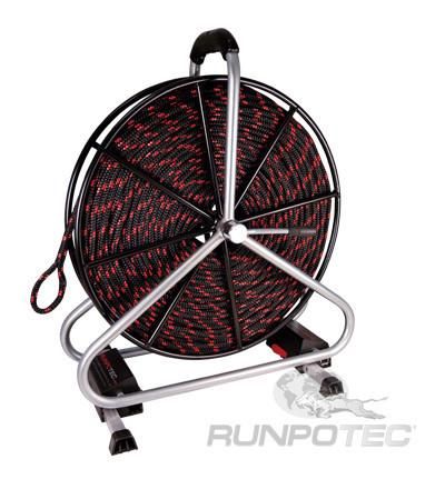 Runpotec 10167 traction rope 120m D: 10mm incl. reel