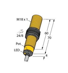Turck 2503012 BCF5-S18-AN4X Capacitive sensor