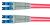 Telegärtner L00871A0003 E9/125 OS2 LC Duplex 2m blue duplex patch cable