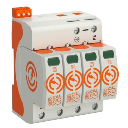 OBO Bettermann 5095542 V20-LCF-4+FS-280 leakproof 4-pole + FS 280V SurgeController V20