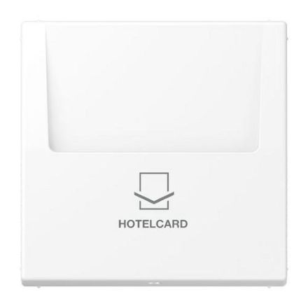 Jung LS590CARDWWM Hotelcard switch (without button insert), Hotelcard, LS series, snow white matt
