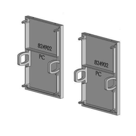 LTS LKDI-Z 060.001 end cap light channel 060 black aluminum ( 662556 )