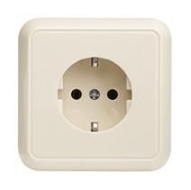 ELSO 215044 flush-mounted socket with solid plate 16A pure white